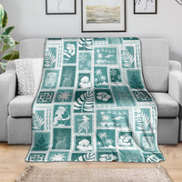 hawaii-christmas-retro-patchwork-blanket-teal