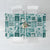 Hawaii Christmas Retro Patchwork Tablecloth Teal - Wonder Print Shop