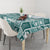 Hawaii Christmas Retro Patchwork Tablecloth Teal - Wonder Print Shop