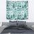 Hawaii Christmas Retro Patchwork Tapestry Teal - Wonder Print Shop