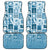 Hawaii Christmas Retro Patchwork Car Mats Aquamarine LT7 - Wonder Print Shop
