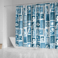 hawaii-christmas-retro-patchwork-shower-curtain-aquamarine