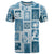 Hawaii Christmas Retro Patchwork T Shirt Aquamarine - Wonder Print Shop