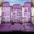 Hawaii Christmas Retro Patchwork Back Car Seat Cover Violet LT7 - Wonder Print Shop