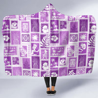 hawaii-christmas-retro-patchwork-hooded-blanket-violet