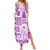 Hawaii Christmas Retro Patchwork Summer Maxi Dress Violet - Wonder Print Shop