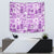 Hawaii Christmas Retro Patchwork Tapestry Violet - Wonder Print Shop