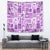 Hawaii Christmas Retro Patchwork Tapestry Violet - Wonder Print Shop
