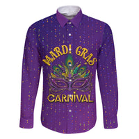 Mardi Gras Festive Confetti Family Matching Mermaid Dress and Hawaiian Shirt LT7 - Wonder Print Shop