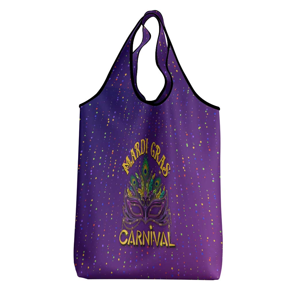 Mardi Gras Festive Confetti Grocery Bag
