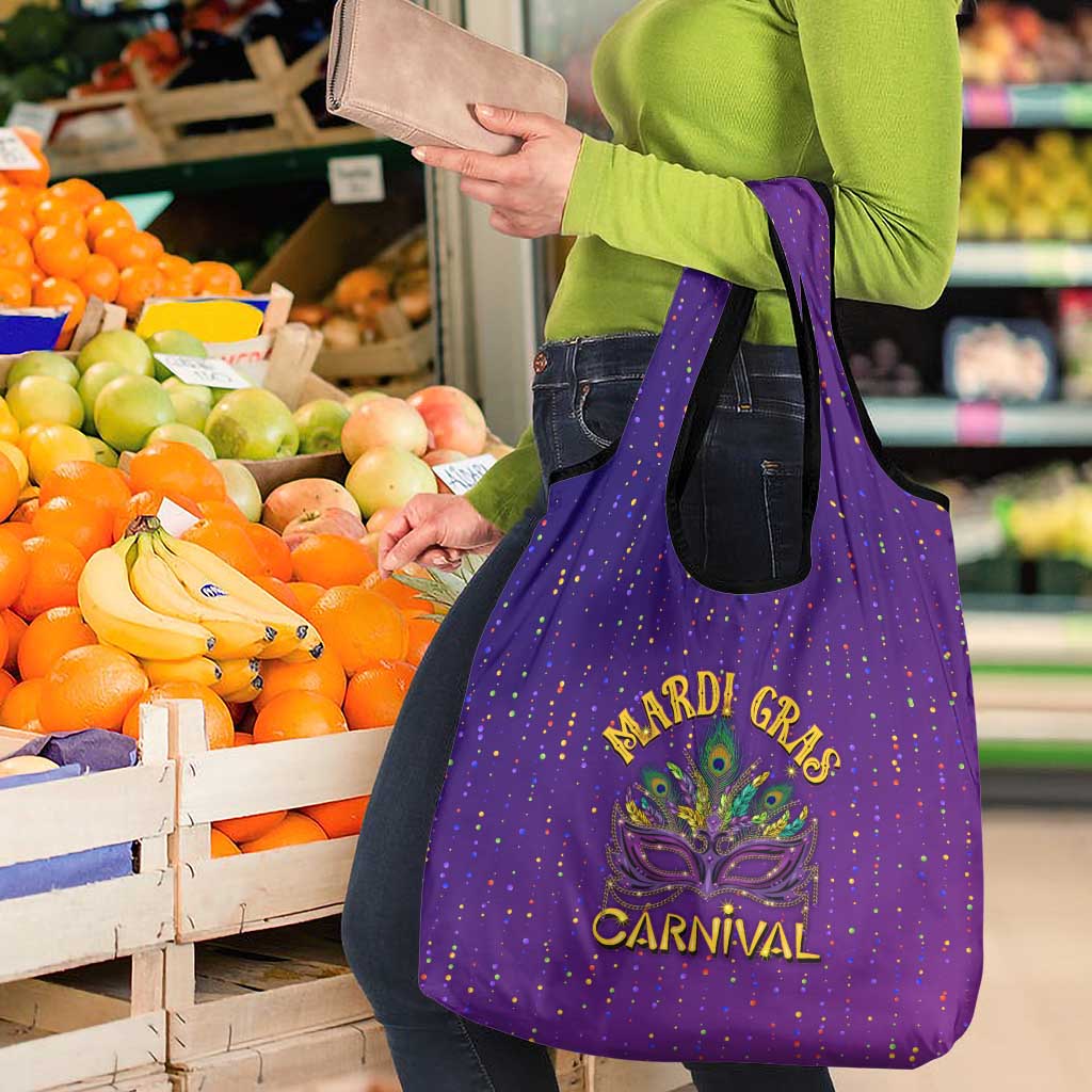 Mardi Gras Festive Confetti Grocery Bag