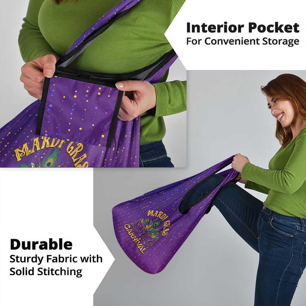 Mardi Gras Festive Confetti Grocery Bag