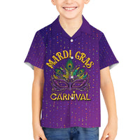 Mardi Gras Festive Confetti Hawaiian Shirt - Wonder Print Shop
