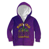 Mardi Gras Festive Confetti Kid Hoodie - Wonder Print Shop