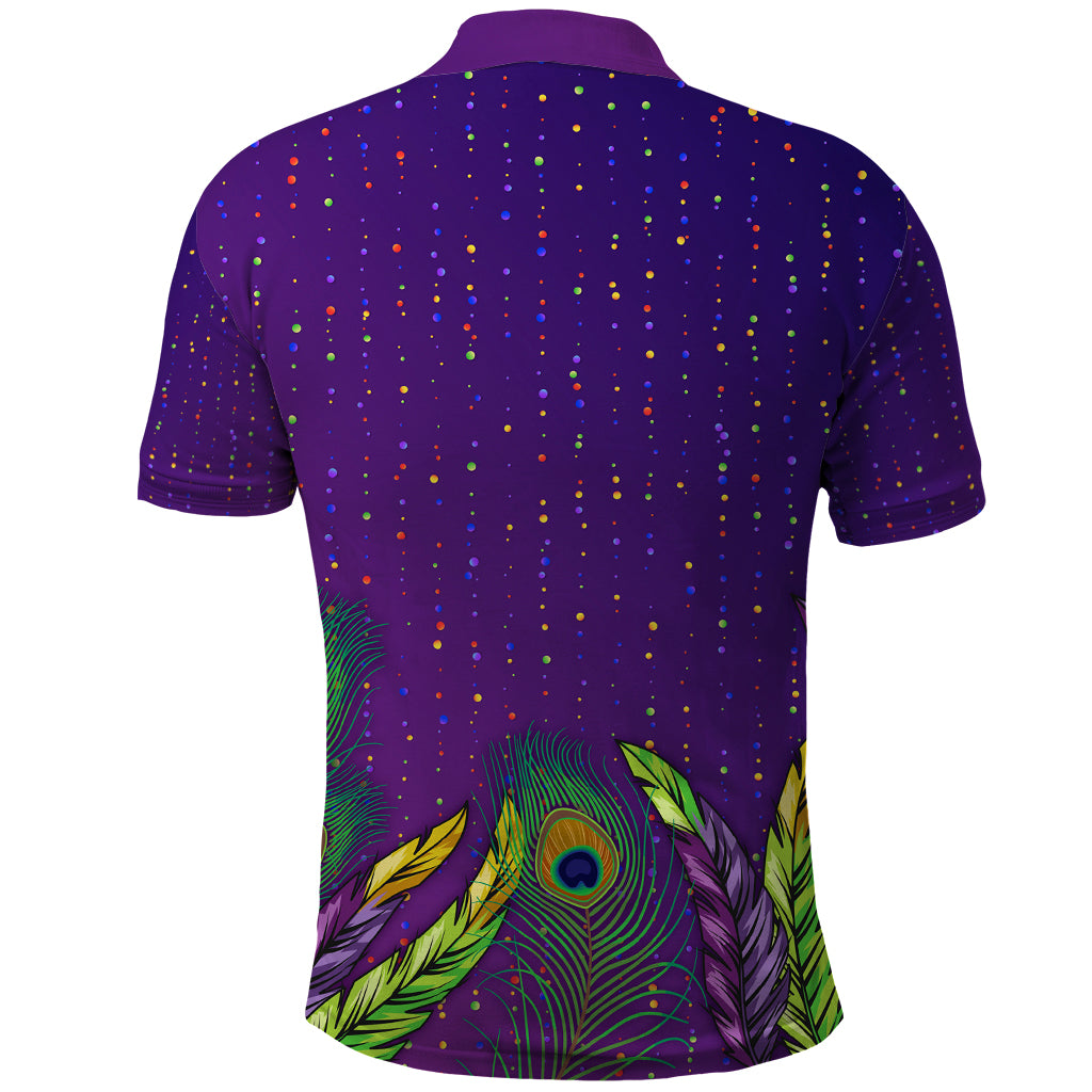 Mardi Gras Festive Confetti Polo Shirt - Wonder Print Shop