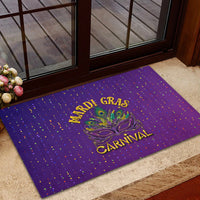 Mardi Gras Festive Confetti Rubber Doormat - Wonder Print Shop