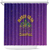 Mardi Gras Festive Confetti Shower Curtain
