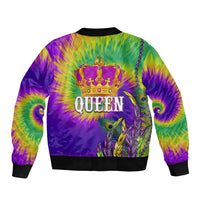 Mardi Gras Bomber Jacket Tie-dye Style - Queen LT7 - Wonder Print Shop
