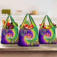 Mardi Gras Grocery Bag Tie-dye Style - Queen