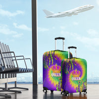 Mardi Gras Luggage Cover Tie-dye Style - Queen - Wonder Print Shop