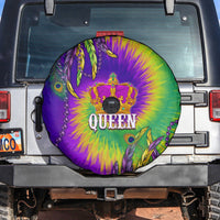Mardi Gras Spare Tire Cover Tie-dye Style - Queen - Wonder Print Shop