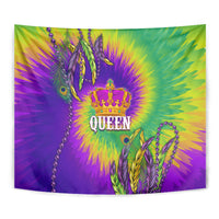 Mardi Gras Tapestry Tie-dye Style - Queen - Wonder Print Shop