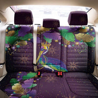 Faux Glitter Funny Mardi Gras Pelican Back Car Seat Cover Party Vibes - Wonder Print Shop