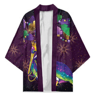 Faux Glitter Funny Mardi Gras Pelican Kimono Party Vibes - Wonder Print Shop