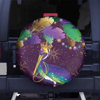 Faux Glitter Funny Mardi Gras Pelican Spare Tire Cover Party Vibes - Wonder Print Shop