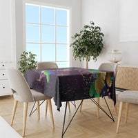 Faux Glitter Funny Mardi Gras Pelican Tablecloth Party Vibes - Wonder Print Shop