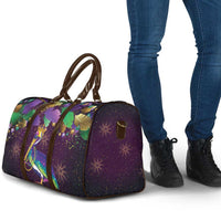 Faux Glitter Funny Mardi Gras Pelican Travel Bag Party Vibes - Wonder Print Shop