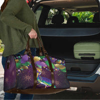 Faux Glitter Funny Mardi Gras Pelican Travel Bag Party Vibes - Wonder Print Shop
