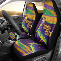 Faux Glitter Mardi Gras Pelican Car Seat Cover - Wonder Print Shop
