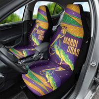 Faux Glitter Mardi Gras Pelican Car Seat Cover - Wonder Print Shop
