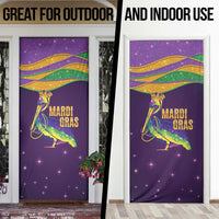 Faux Glitter Mardi Gras Pelican Door Cover - Wonder Print Shop