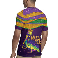 Faux Glitter Mardi Gras Pelican Rugby Jersey - Wonder Print Shop