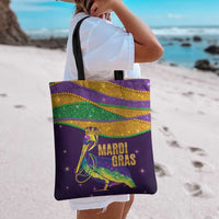 Faux Glitter Mardi Gras Pelican Tote Bag - Wonder Print Shop