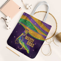 Faux Glitter Mardi Gras Pelican Tote Bag - Wonder Print Shop