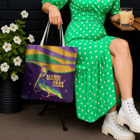 Faux Glitter Mardi Gras Pelican Tote Bag - Wonder Print Shop
