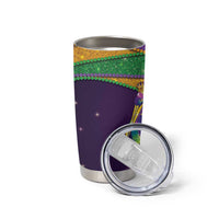 Faux Glitter Mardi Gras Pelican Tumbler Cup - Wonder Print Shop