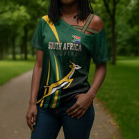 South Africa WC2026 Personalized Cross Shoulder Shirt Springboks Champion
