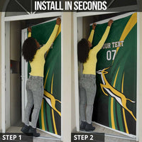 South Africa WC2026 Personalized Door Cover Springboks Champion