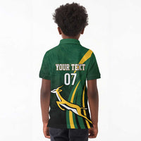 South Africa WC2026 Personalized Kid Polo Shirt Springboks Champion