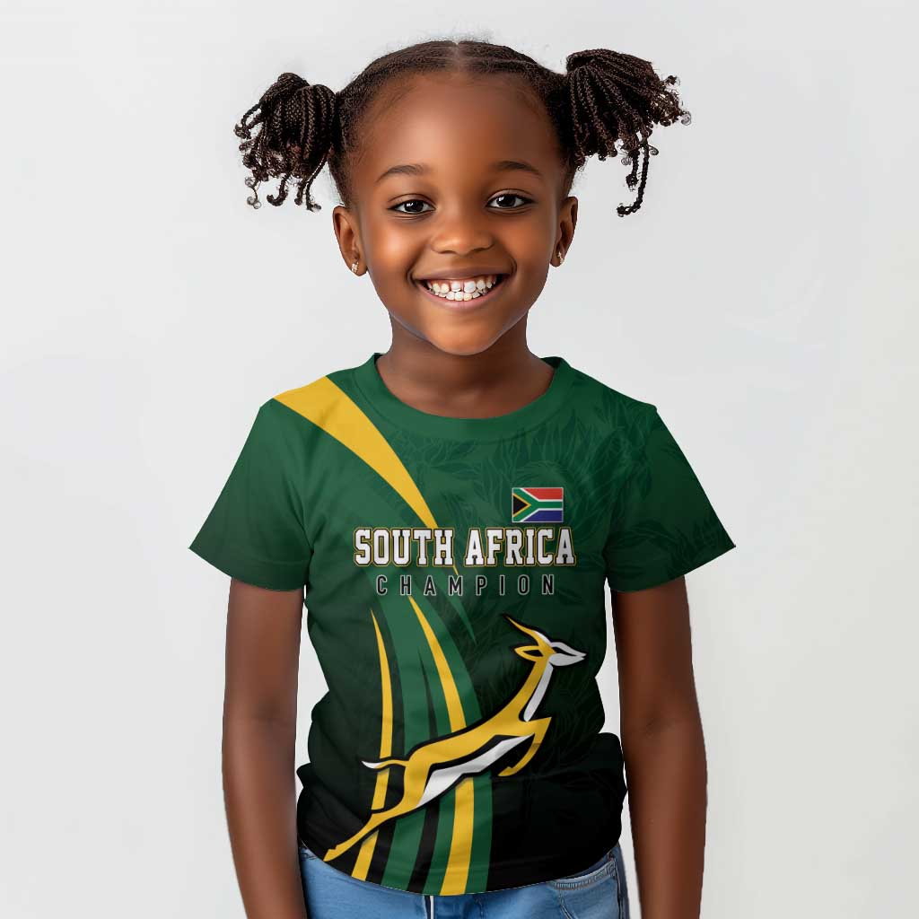 South Africa WC2026 Personalized Kid T shirt Springboks Champion