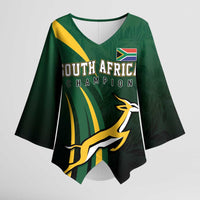 South Africa WC2026 Personalized Kimono Sleeve Blouse Springboks Champion