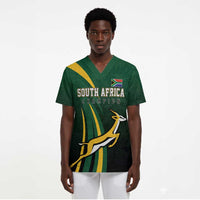 South Africa WC2026 Personalized Scrub Top Springboks Champion