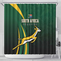 South Africa WC2026 Shower Curtain Springboks Champion