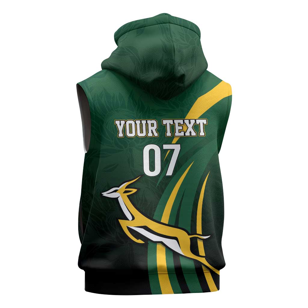 South Africa WC2026 Personalized Sleeveless Hoodie Springboks Champion