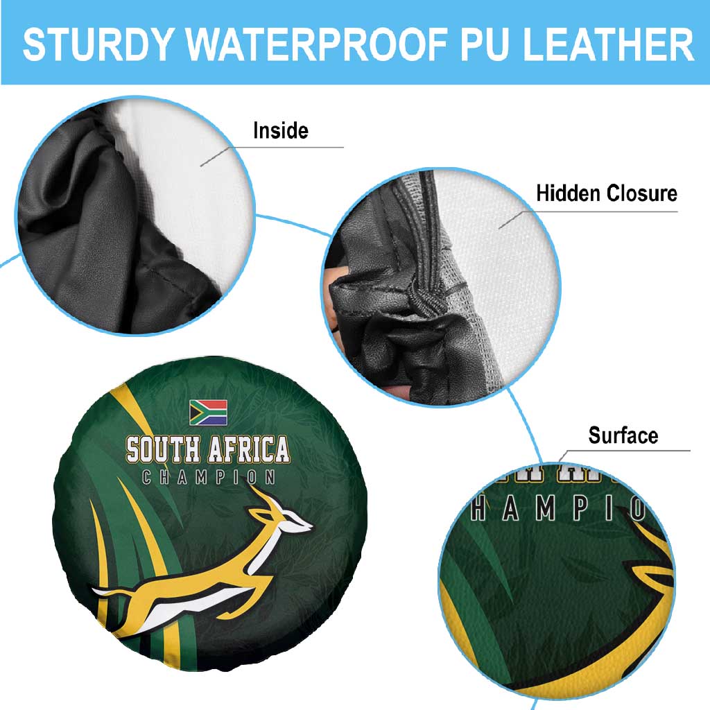South Africa WC2026 Spare Tire Cover Springboks Champion