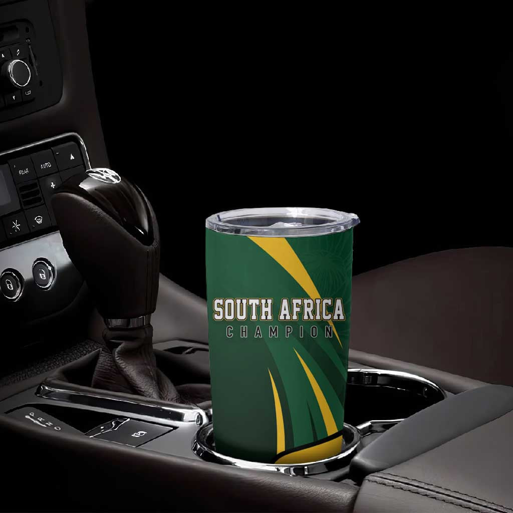 South Africa WC2026 Personalized Tumbler Cup Springboks Champion